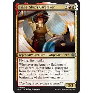 MtG Dominaria Uncommon Tiana, Ship's Caretaker #208
