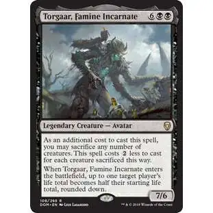 MtG Dominaria Rare Torgaar, Famine Incarnate #108