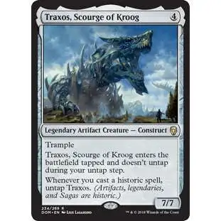 MtG Dominaria Rare Foil Traxos, Scourge of Kroog #234