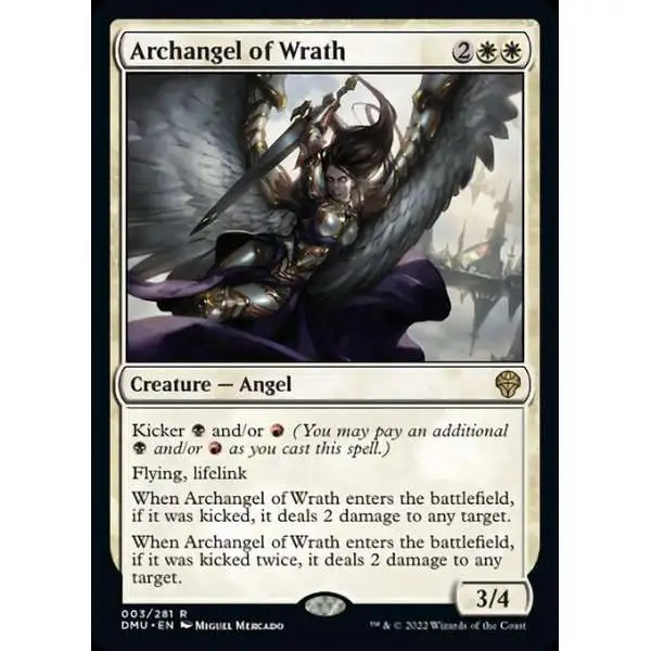 MtG Dominaria United Rare FOIL Archangel of Wrath #3