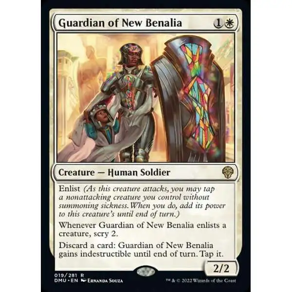 MtG Dominaria United Rare Foil Guardian of New Benalia #19