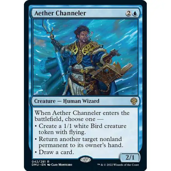 MtG Dominaria United Rare Aether Channeler #42