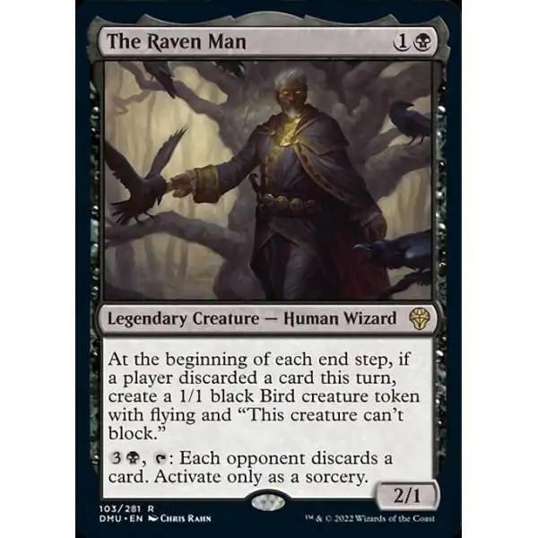 MtG Dominaria United Rare The Raven Man #103