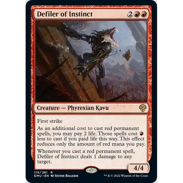 MtG Dominaria United Rare Defiler of Instinct #119