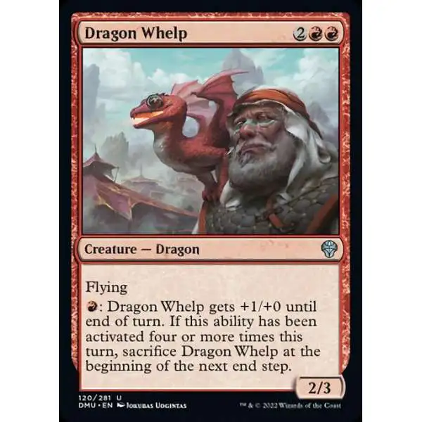 MtG Dominaria United Uncommon Dragon Whelp #120