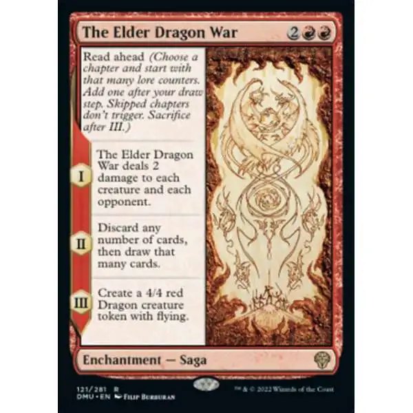 MtG Dominaria United Rare The Elder Dragon War #121