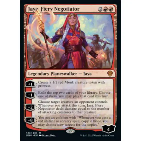 MtG Dominaria United Mythic Rare Jaya, Fiery Negotiator #133