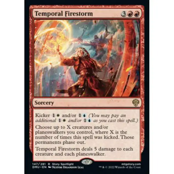 MtG Dominaria United Rare Temporal Firestorm #147