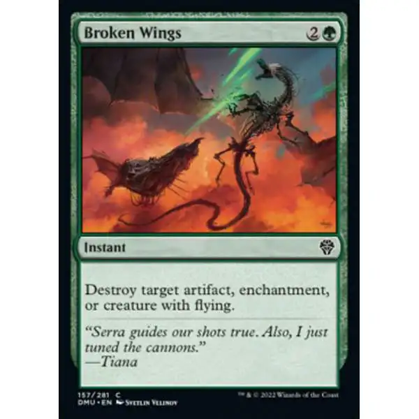 MtG Dominaria United Common Broken Wings #157
