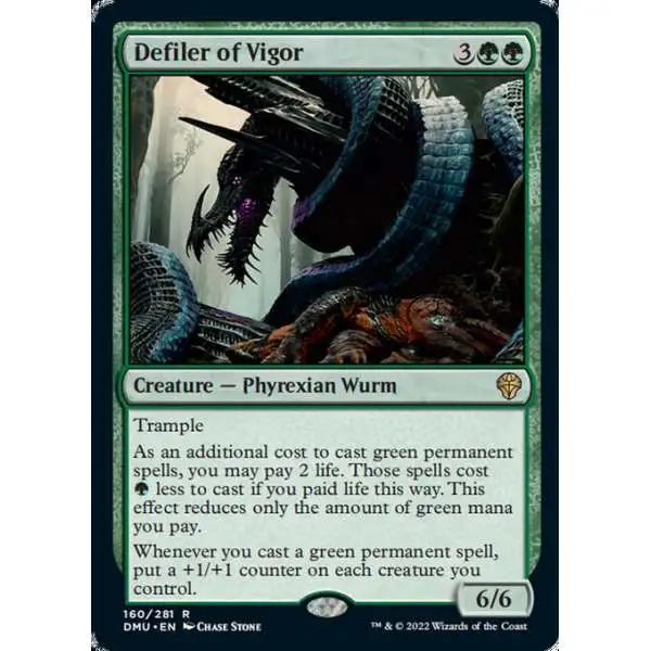 MtG Dominaria United Rare Defiler of Vigor #160