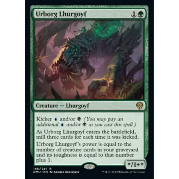 MtG Dominaria United Rare Urborg Lhurgoyf #186