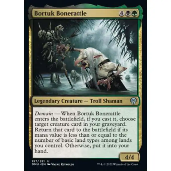 MtG Dominaria United Uncommon Bortuk Bonerattle #197