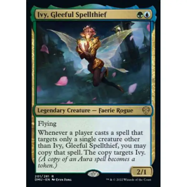 MtG Dominaria United Rare Ivy, Gleeful Spellthief #201