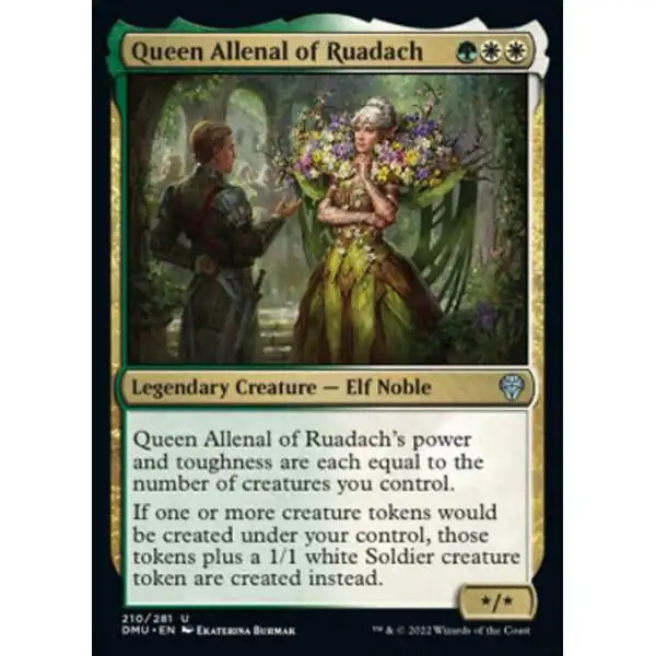 MtG Dominaria United Uncommon Queen Allenal of Ruadach #210