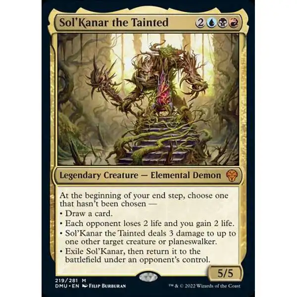 MtG Dominaria United Mythic Rare Sol'Kanar the Tainted #219