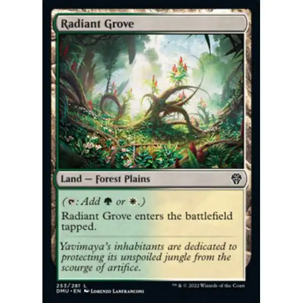 MtG Dominaria United Common Radiant Grove #253