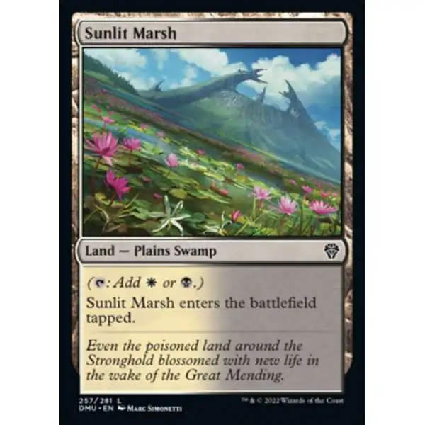 MtG Dominaria United Common Sunlit Marsh #257