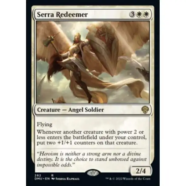 MtG Dominaria United Rare Serra Redeemer #282 [Jumpstart Cards]