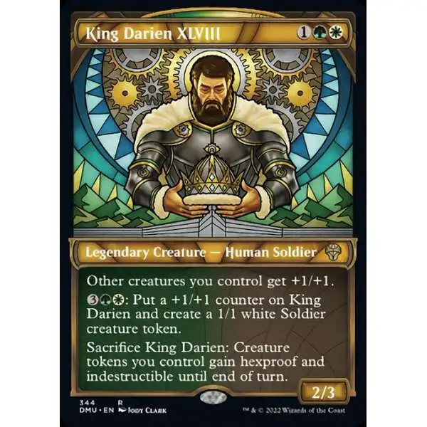 MtG Dominaria United Rare King Darien XLVIII #303 [Showcase FOIL]