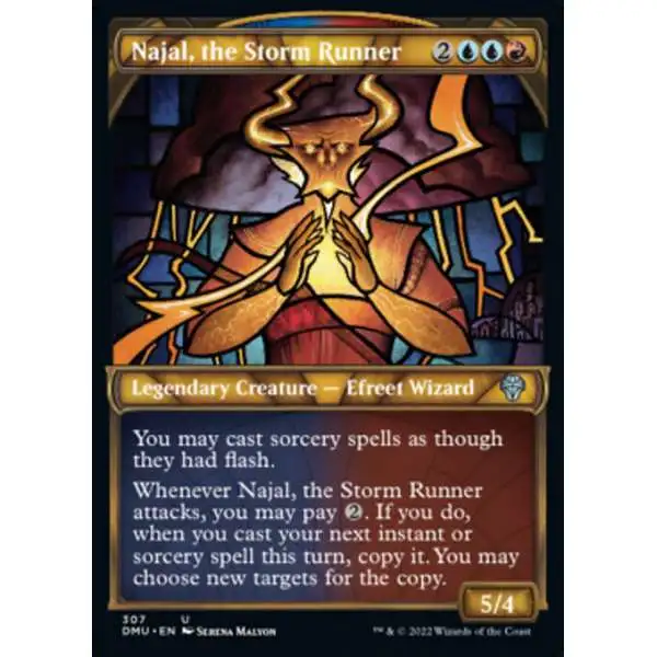 MtG Dominaria United Uncommon Najal, the Storm Runner #307 [Showcase]
