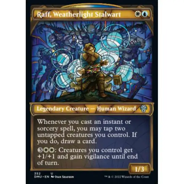 MtG Dominaria United Uncommon Raff, Weatherlight Stalwart #352 [Textured Foil Cards]