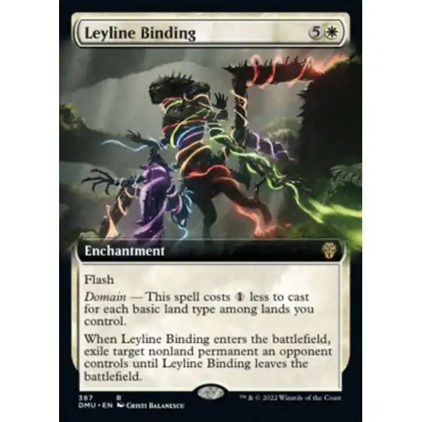 MtG Dominaria United Rare Leyline Binding #387 [Extended Art]