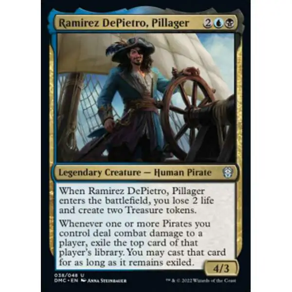 MtG Dominaria United Commander Uncommon Ramirez DePietro, Pillager #38 [Legends Retold]