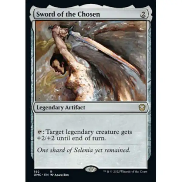 MtG Dominaria United Commander Rare Sword of the Chosen #192