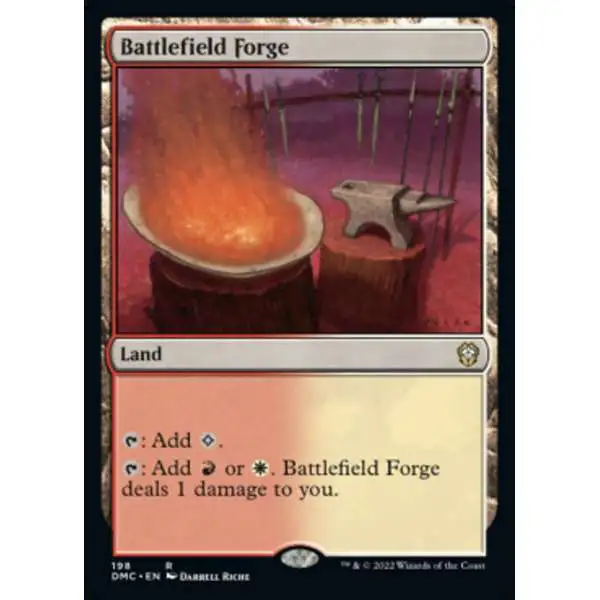 MtG Dominaria United Commander Rare Battlefield Forge #198