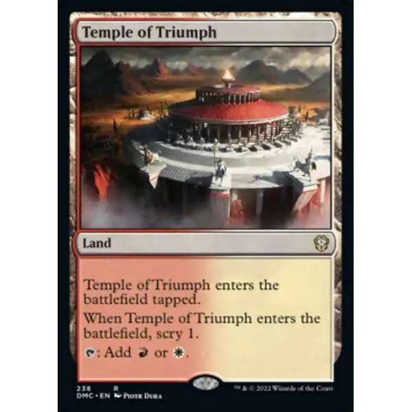 MtG Dominaria United Commander Rare Temple of Triumph #238