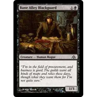 MtG Trading Card Game Dragon's Maze Common Bane Alley Blackguard #21