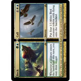 MtG Trading Card Game Dragon's Maze Rare Foil Beck // Call #123