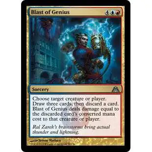 MtG Trading Card Game Dragon's Maze Uncommon Blast of Genius #55