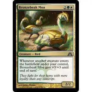 MtG Trading Card Game Dragon's Maze Uncommon Bronzebeak Moa #60