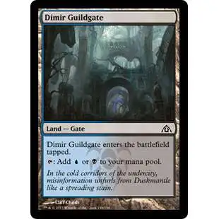 MtG Trading Card Game Dragon's Maze Common Dimir Guildgate #148