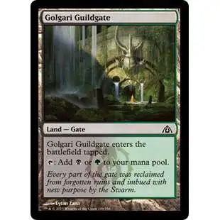 MtG Trading Card Game Dragon's Maze Common Foil Golgari Guildgate #149