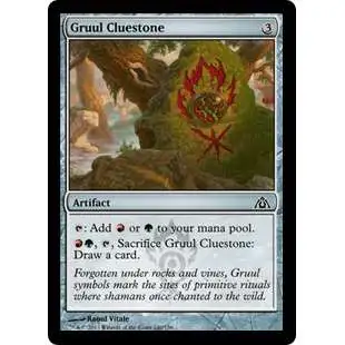 MtG Trading Card Game Dragon's Maze Common Gruul Cluestone #140