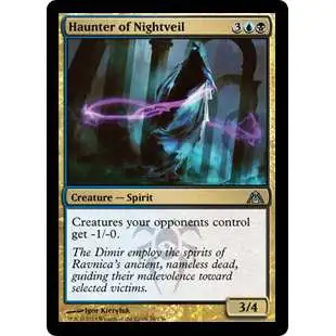 MtG Trading Card Game Dragon's Maze Uncommon Haunter of Nightveil #76