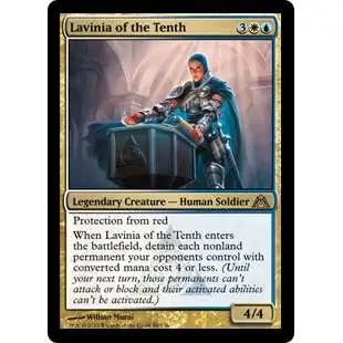 MtG Trading Card Game Dragon's Maze Rare Foil Lavinia of the Tenth #80