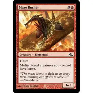 MtG Trading Card Game Dragon's Maze Common Foil Maze Rusher #33