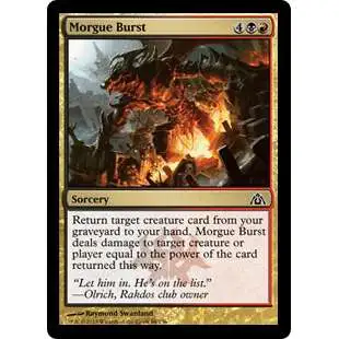MtG Trading Card Game Dragon's Maze Common Morgue Burst #86