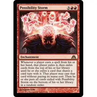 MtG Trading Card Game Dragon's Maze Rare Possibility Storm #34