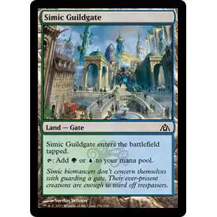 MtG Trading Card Game Dragon's Maze Common Simic Guildgate #156
