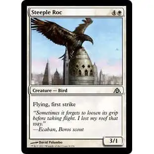 MtG Trading Card Game Dragon's Maze Common Foil Steeple Roc #8