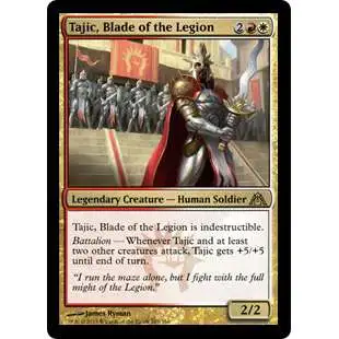 MtG Trading Card Game Dragon's Maze Rare Tajic, Blade of the Legion #107