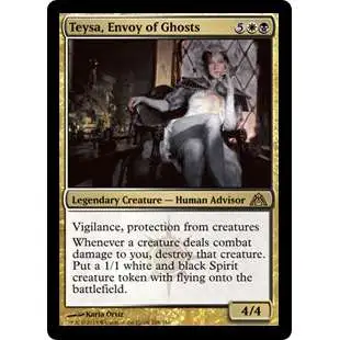 MtG Trading Card Game Dragon's Maze Rare Teysa, Envoy of Ghosts #108