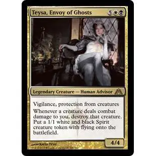 MtG Trading Card Game Dragon's Maze Rare FOIL Teysa, Envoy of Ghosts #108