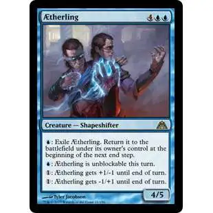 MtG Trading Card Game Dragon's Maze Rare Foil AEtherling #11