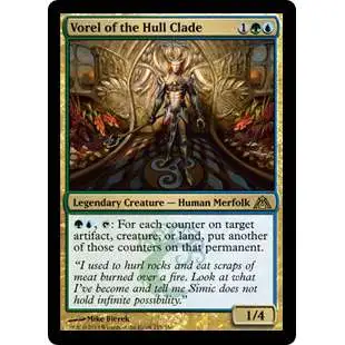 MtG Trading Card Game Dragon's Maze Rare Vorel of the Hull Clade #115