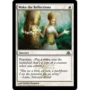 MtG Trading Card Game Dragon's Maze Common FOIL Wake the Reflections #10